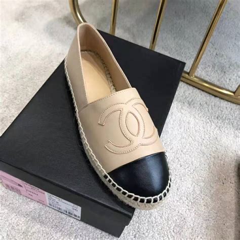 chanel beige heels|chanel espadrilles flat shoes.